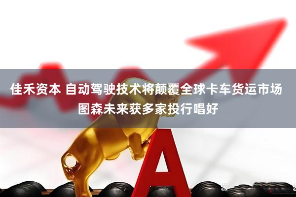 佳禾资本 自动驾驶技术将颠覆全球卡车货运市场 图森未来获多家投行唱好