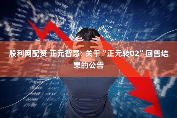 股利网配资 正元智慧: 关于“正元转02”回售结果的公告