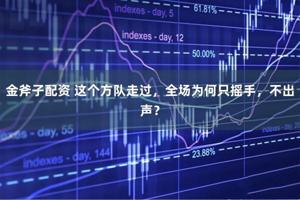金斧子配资 这个方队走过，全场为何只摇手，不出声？